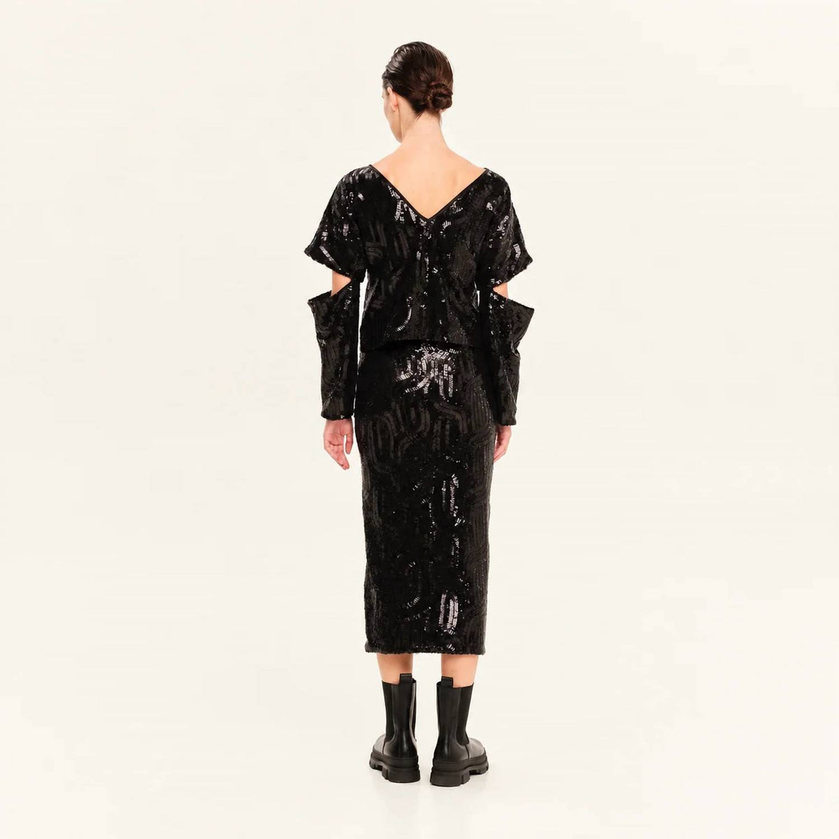Luminous Cut-outs Blouse
