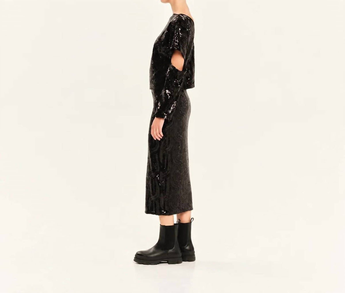 Luminous Cut-outs Blouse