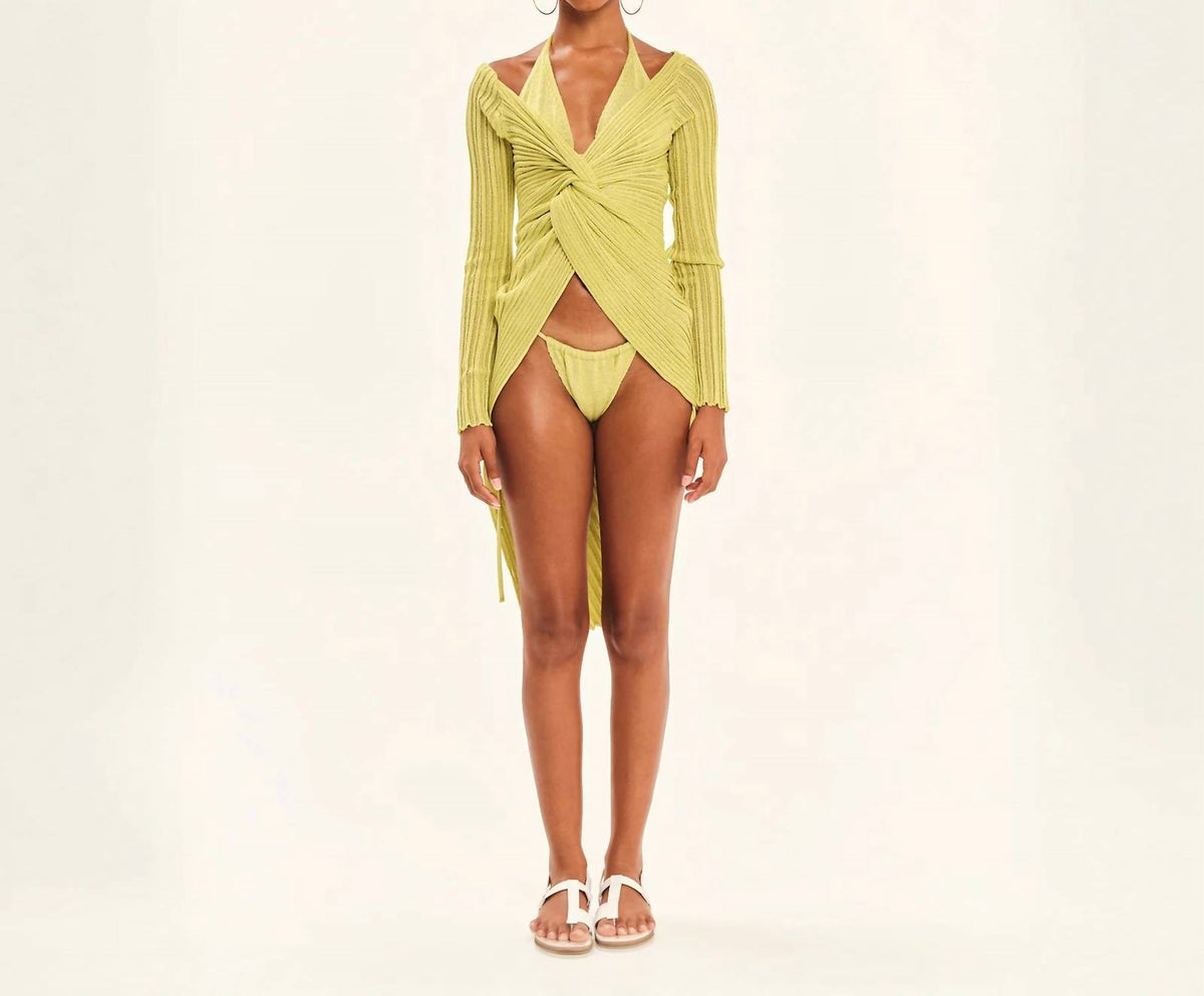 Lurex Knitted Cardigan