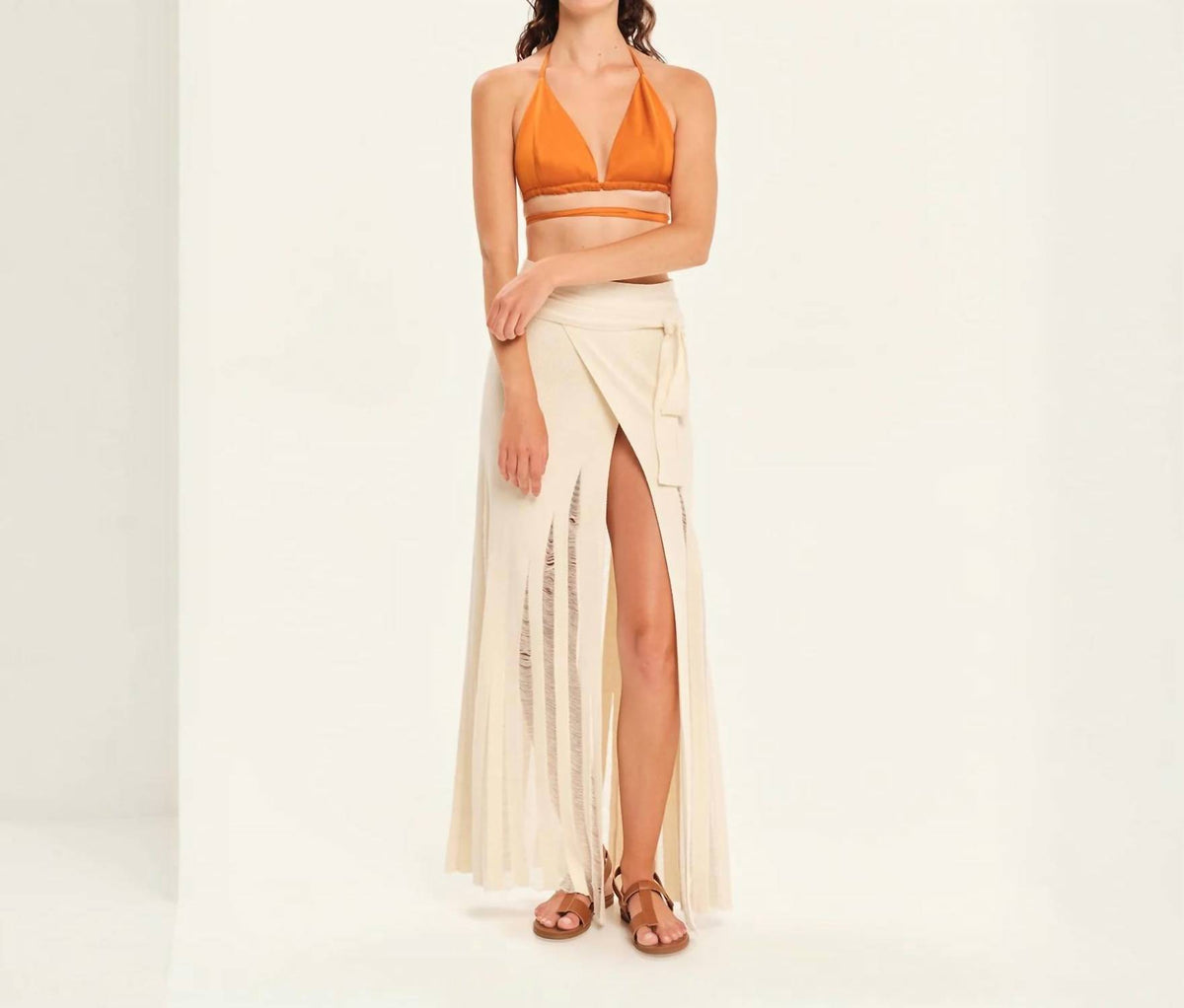 Magic Sunsets Knit Pareo Skirt