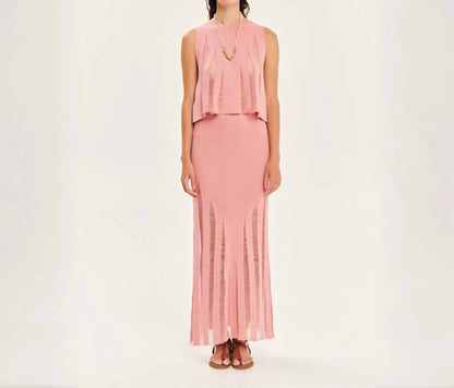 Magic Sunsets Knit Sleeveless Crop Top