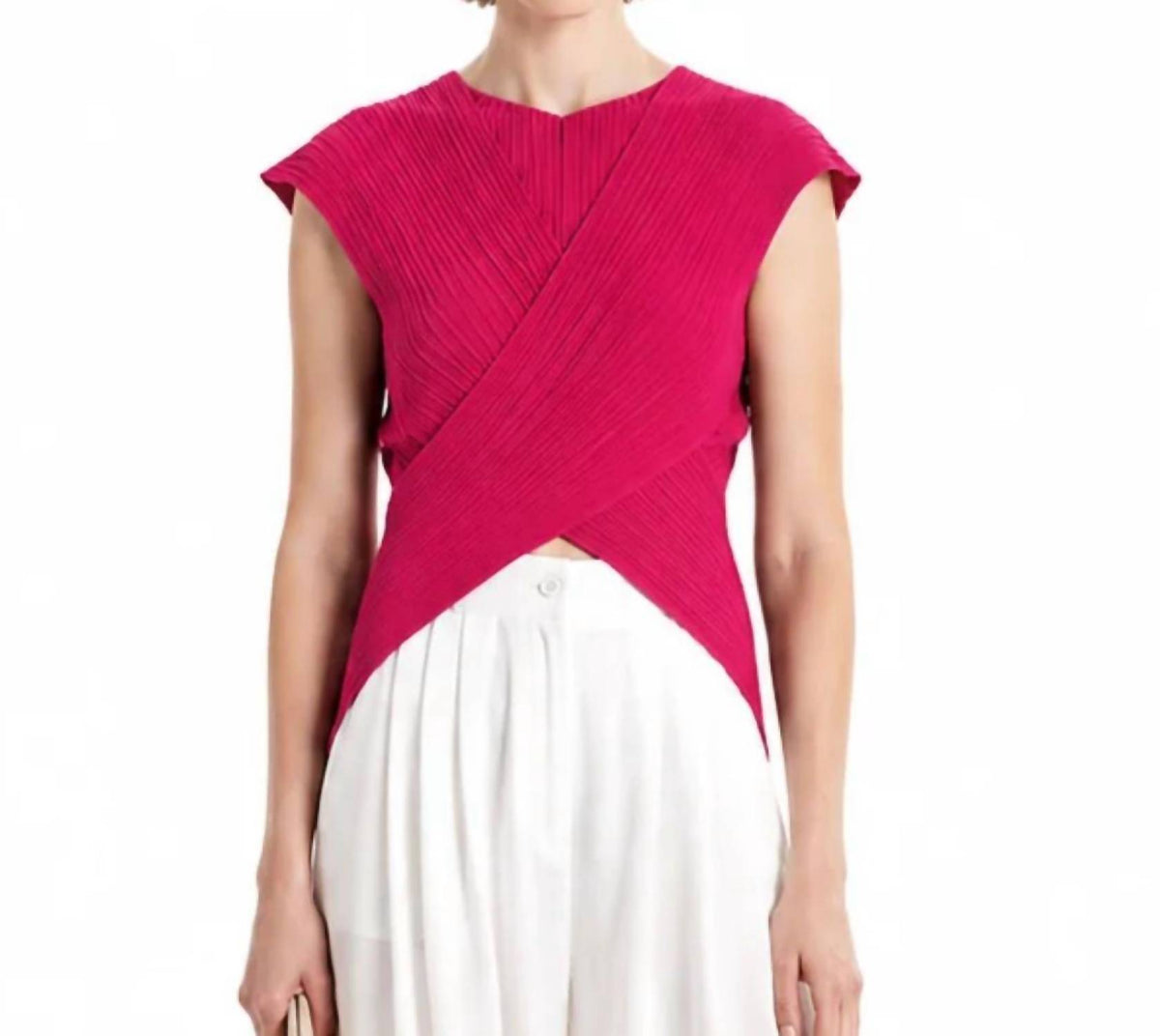 Seashells Knit Crossed Top