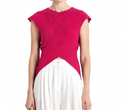 Seashells Knit Crossed Top