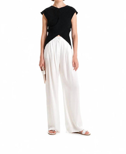Seashells Knit Crossed Top