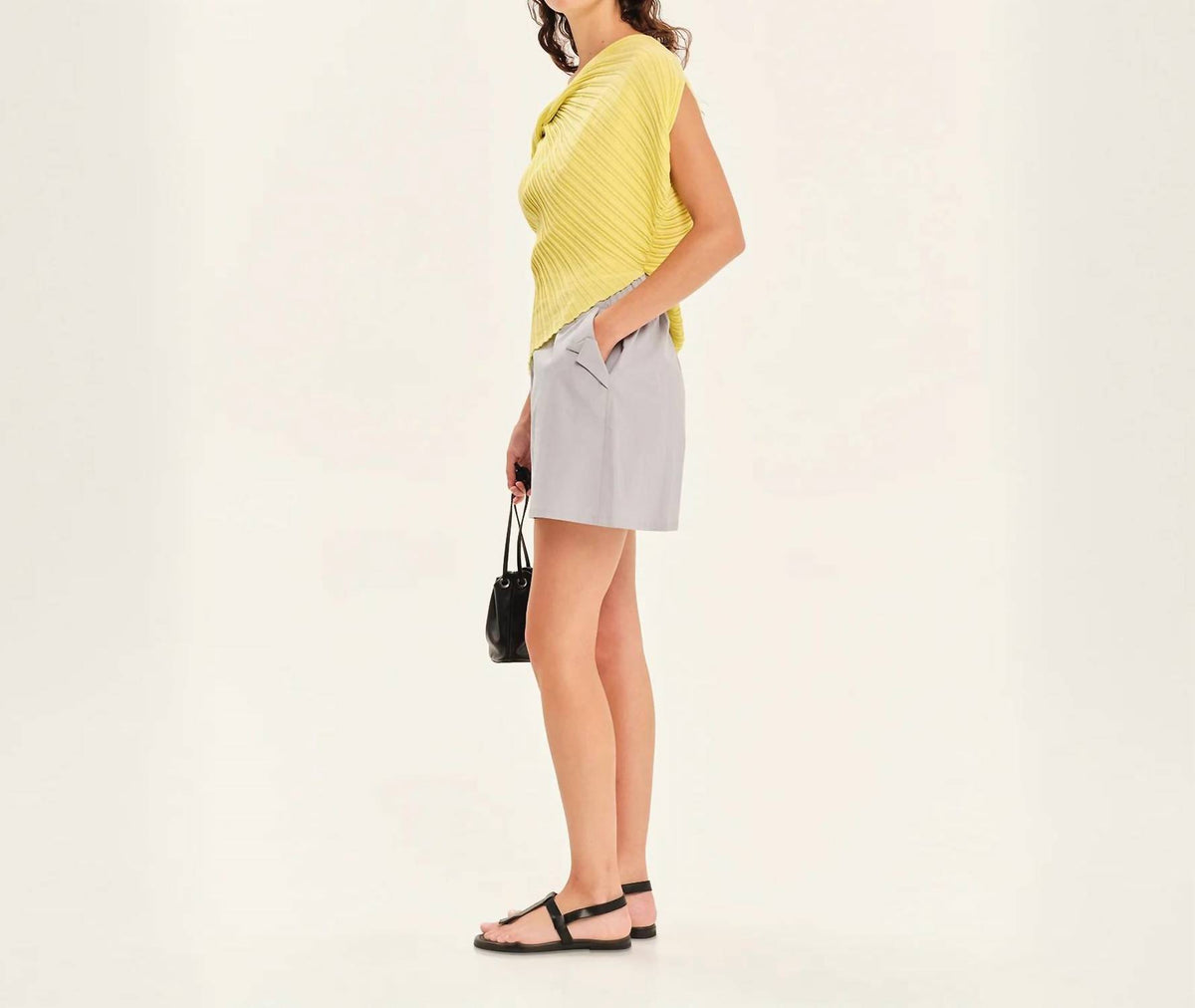 Seashells Knit Draped Top