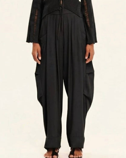 Secret Pleats Draped Trousers