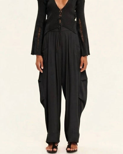 Secret Pleats Draped Trousers