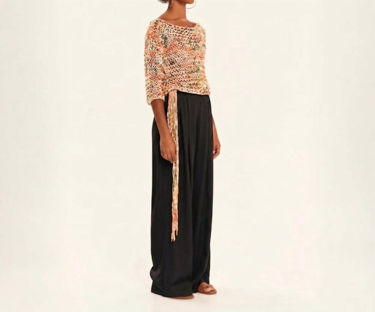 Secret Pleats Wide-leg Trousers