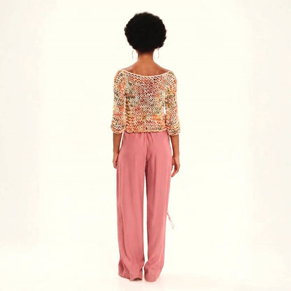 Secret Pleats Wide-leg Trousers