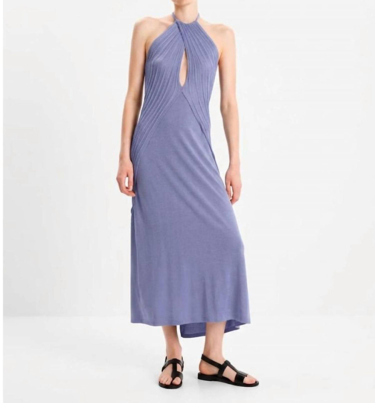 Sleeveless Midi Asymmetrical Dress