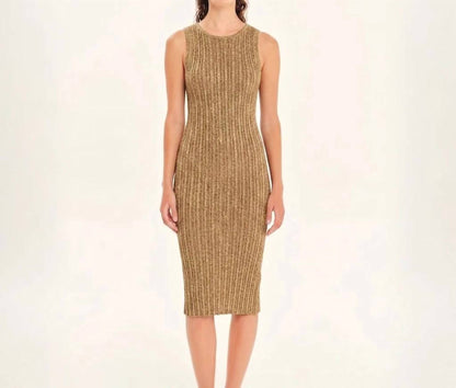 Sparkling Nights Knit Midi Dress