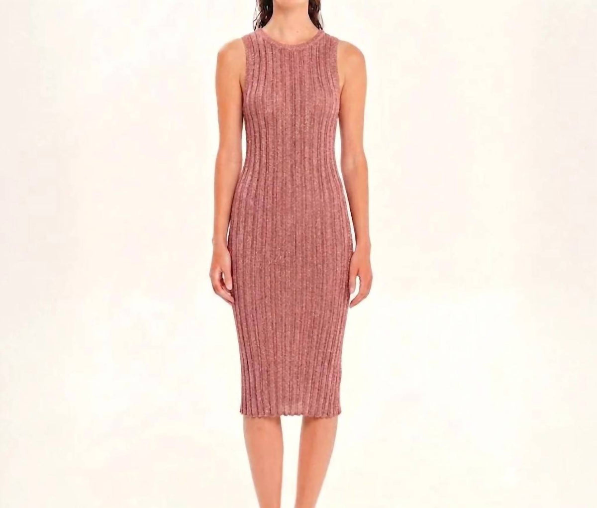 Sparkling Nights Knit Midi Dress