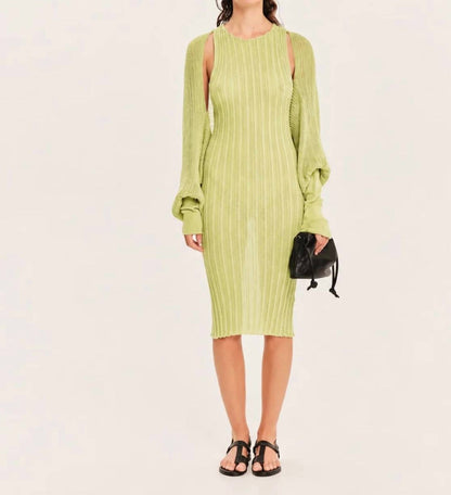 Sparkling Nights Knit Midi Dress