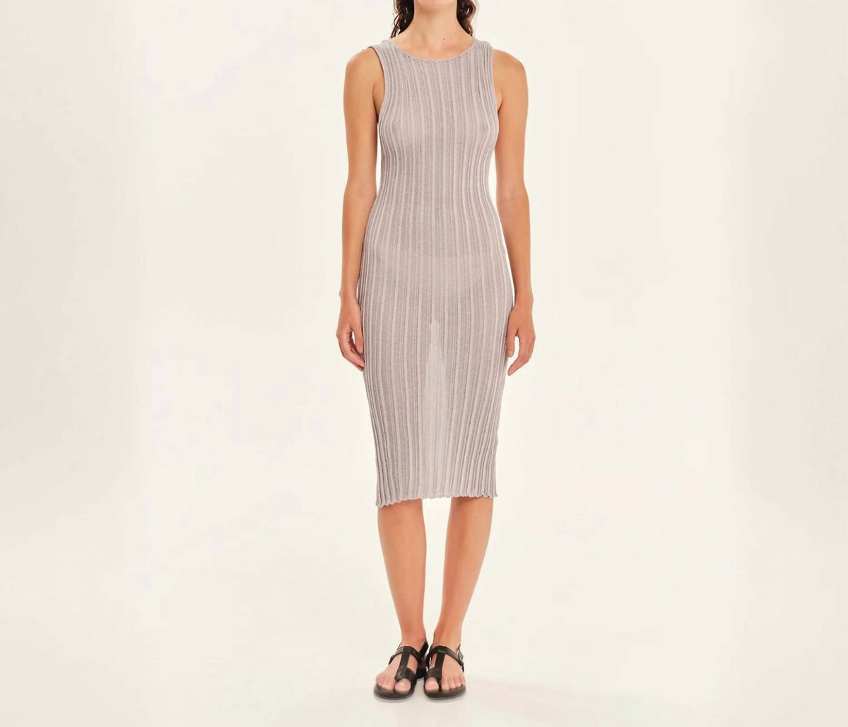 Sparkling Nights Knitted Midi Dress