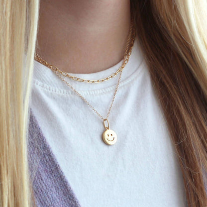 Women's Happy Charm Necklace