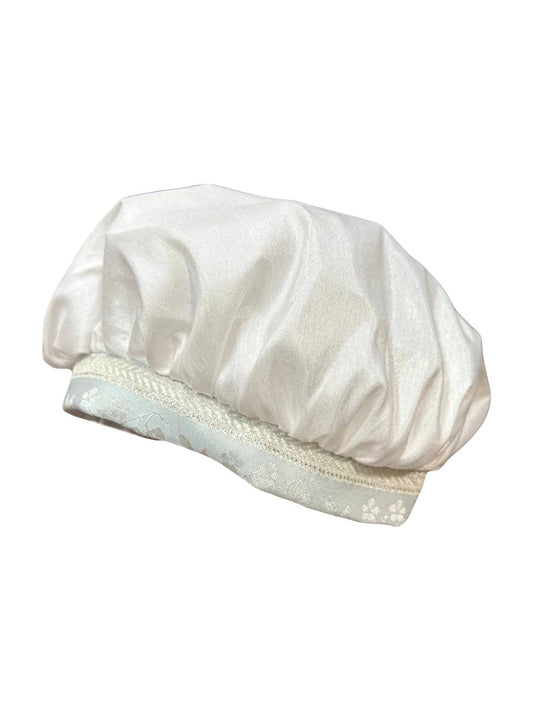 Boy's 2pc Shantung Knickers Short Sleeve With Blue Detail With Barret