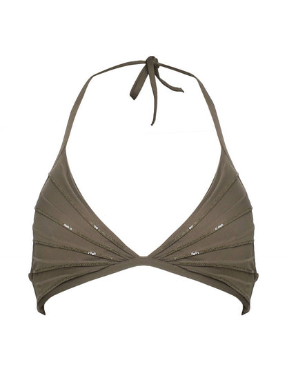 Women's Sequin Bikini Top