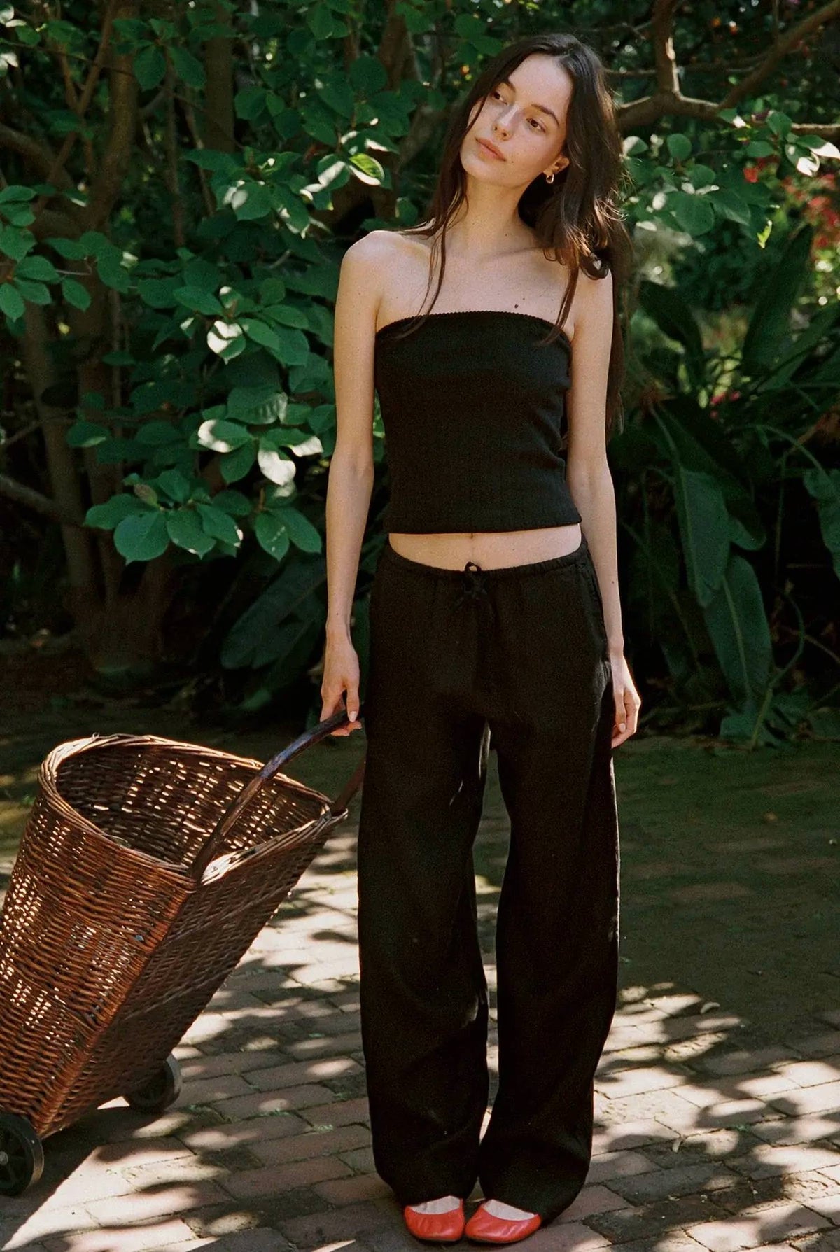 Linen Track Pant