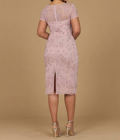 Floral Beaded Midi Dress