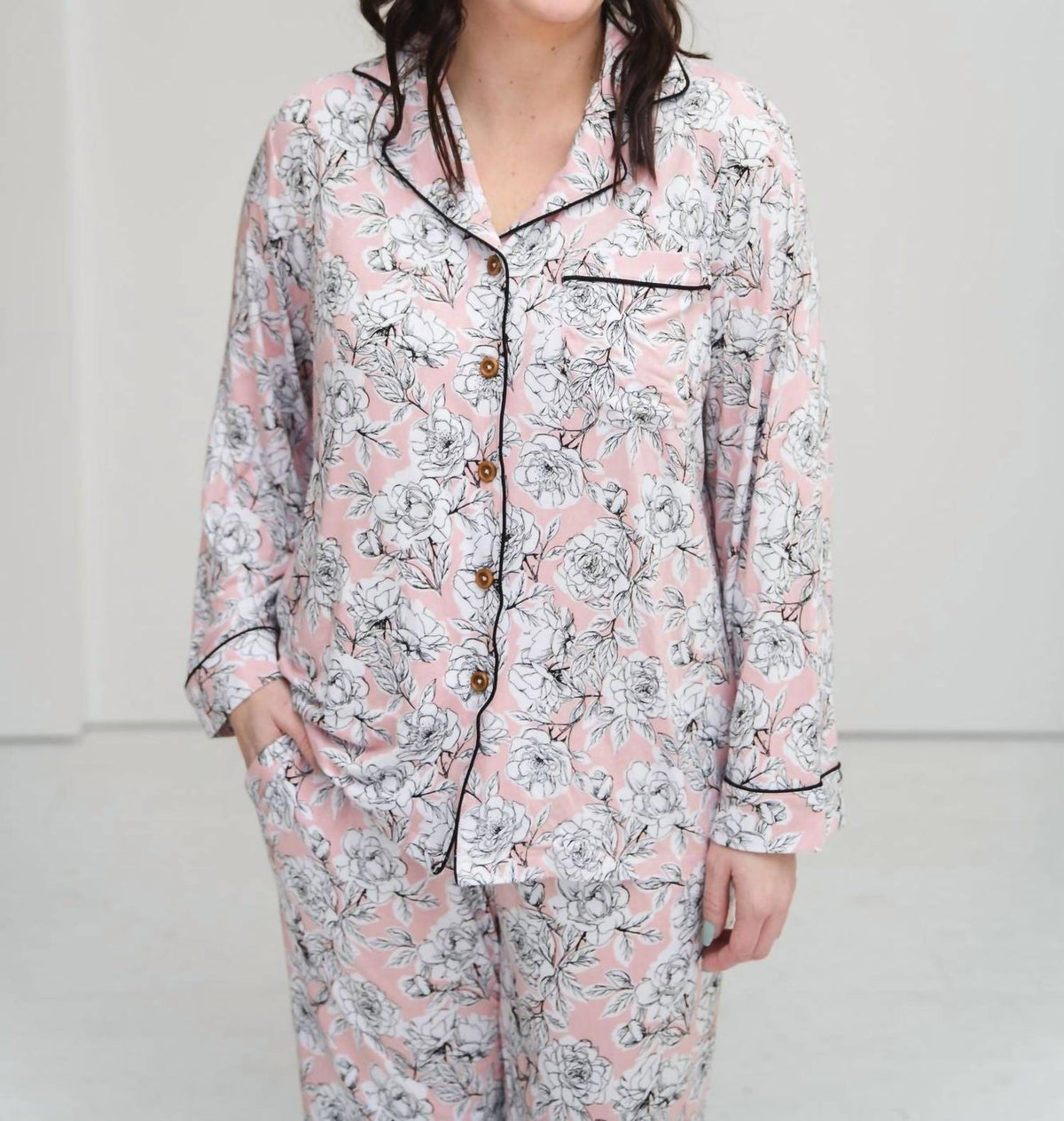 Allie Floral Bamboo Luxe Lounge Set
