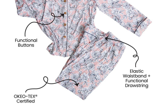 Allie Floral Bamboo Luxe Lounge Set
