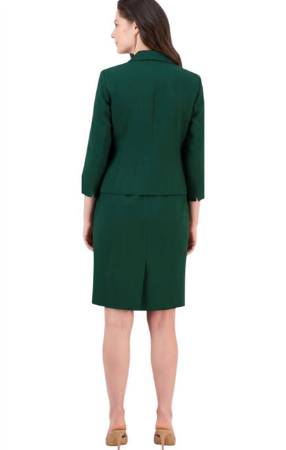 Shawl-collar Jacket And Sleeveless Mini Dress Suit