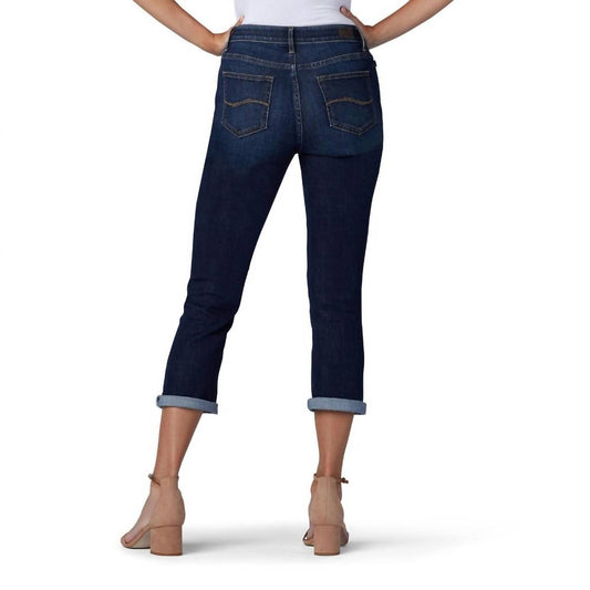 Lee Jeans Women's Flex Motion Bewitched Capri Jean in Vintage Blue - view 2