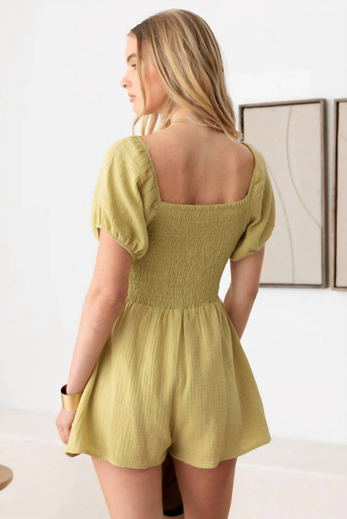 Boho Smocked Romper