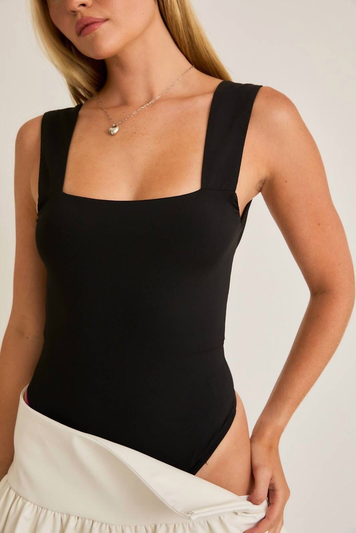 Missy Open Back Bow Bodysuits