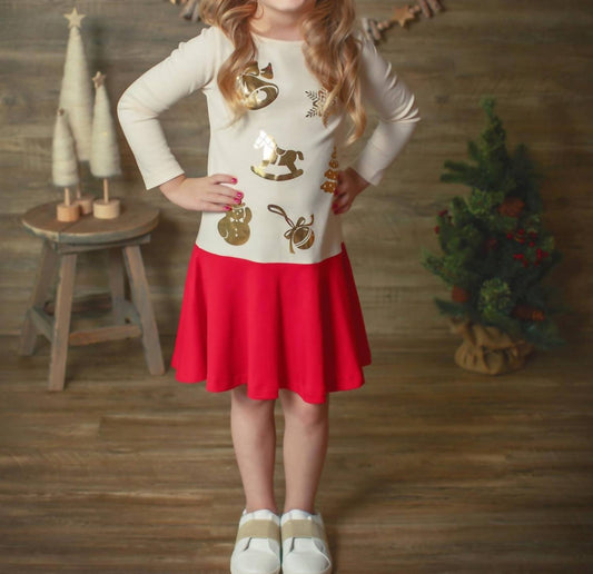 Toddler Christmas Carols Dress