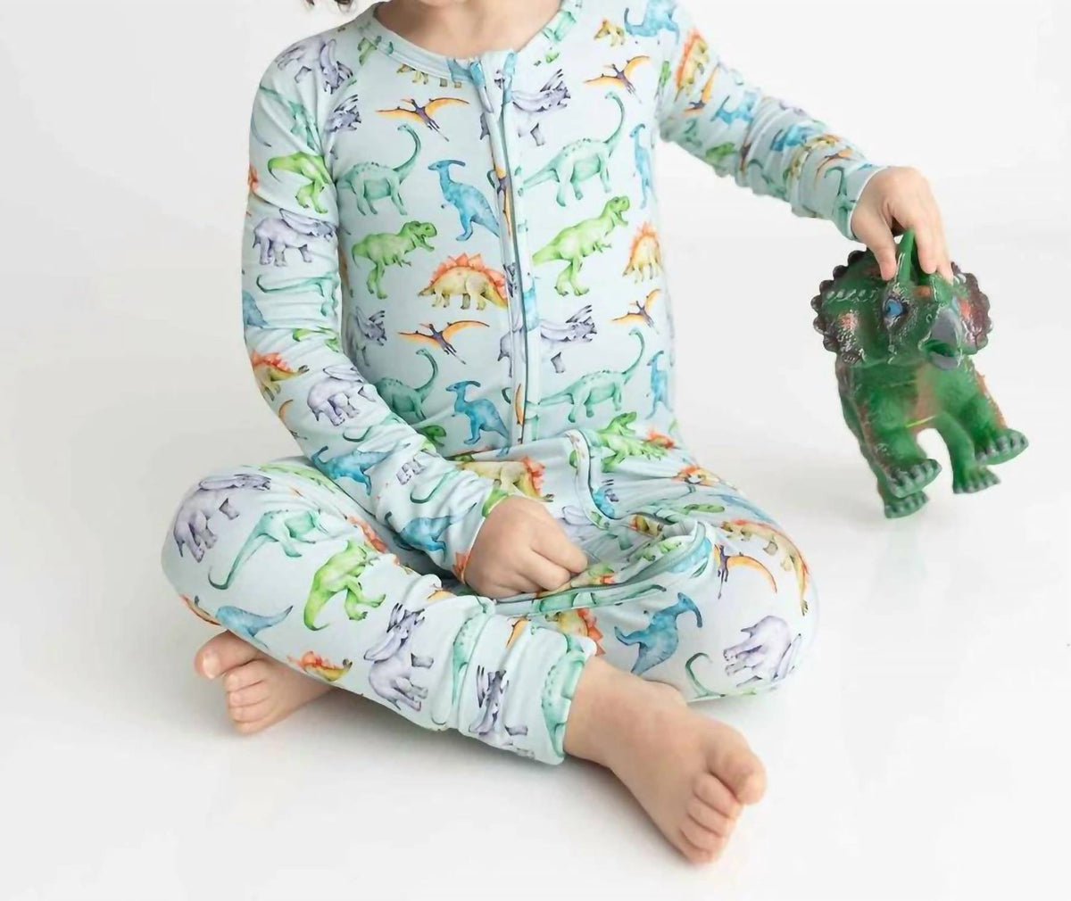 Boy's Landon Dinosaurs Poppy Convertible Romper