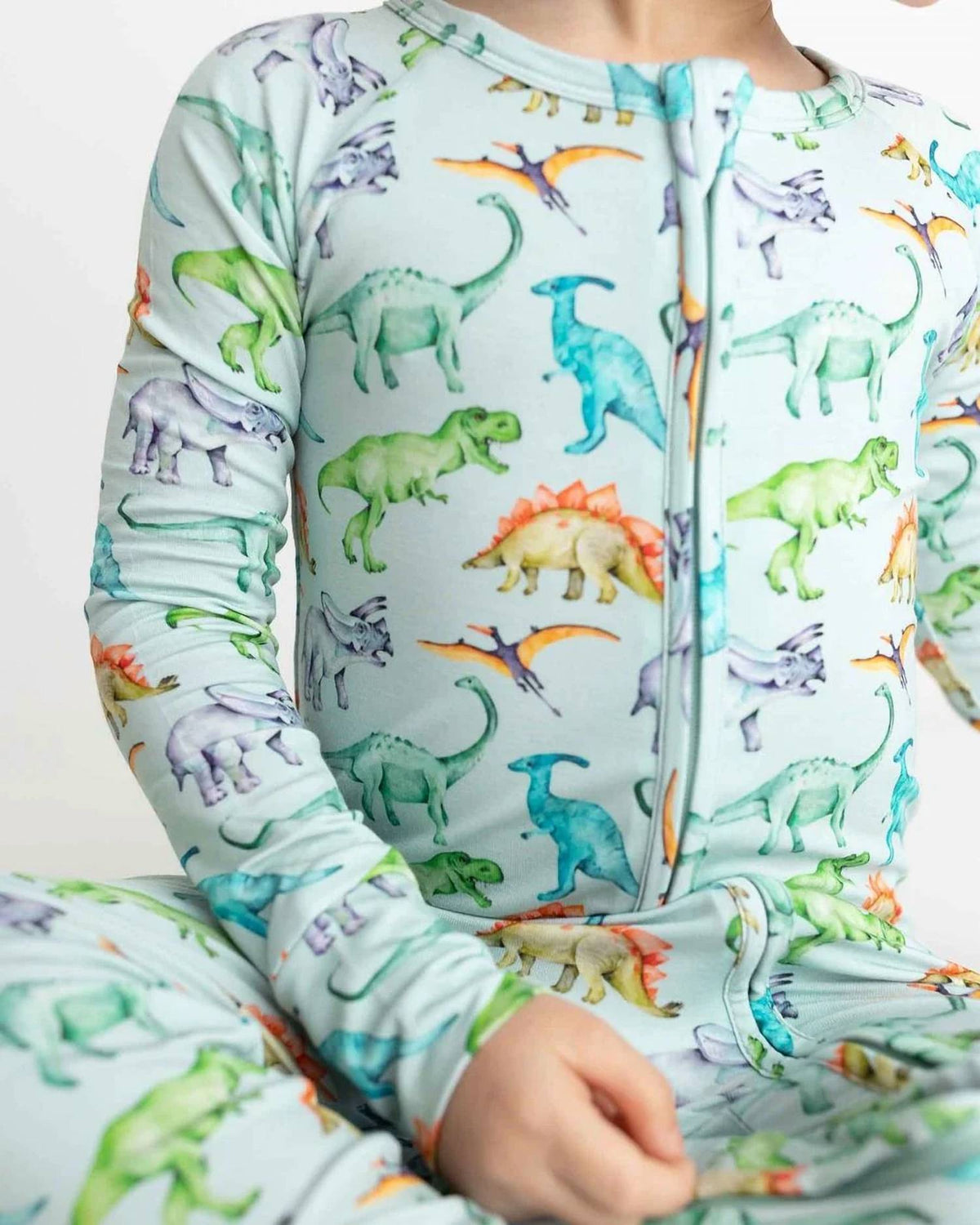 Boy's Landon Dinosaurs Poppy Convertible Romper