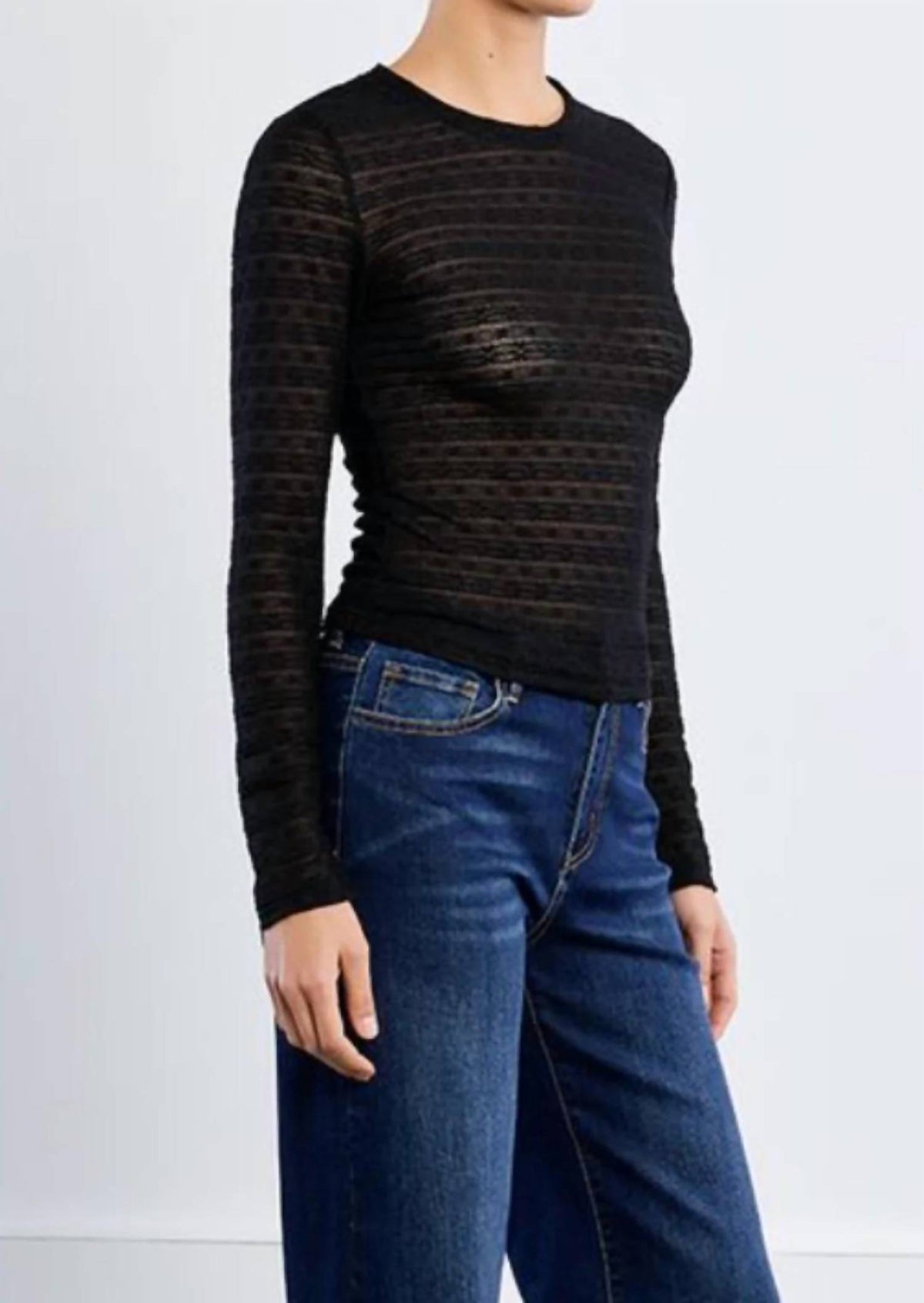 Lace Under Sweater