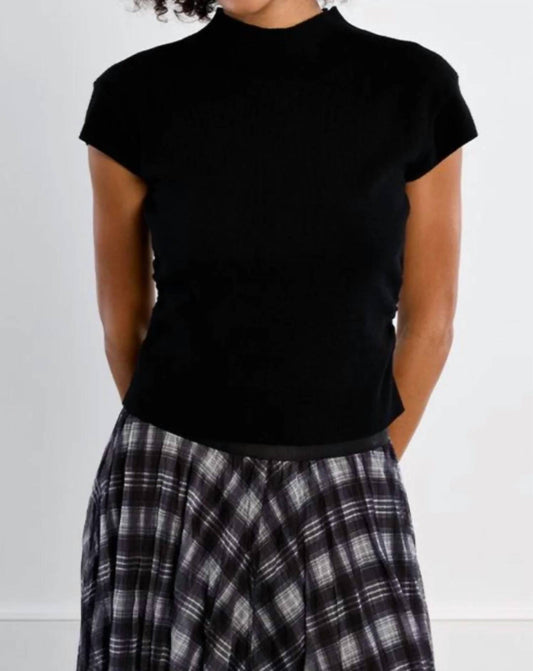 Ruched Sleeveless Sweater Top