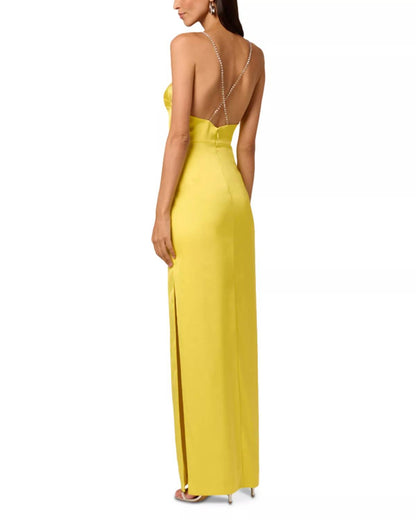 Giselle Satin Long Dress