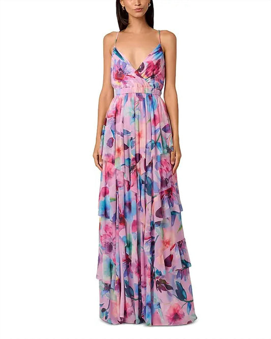 Zoey Mesh Long Dress