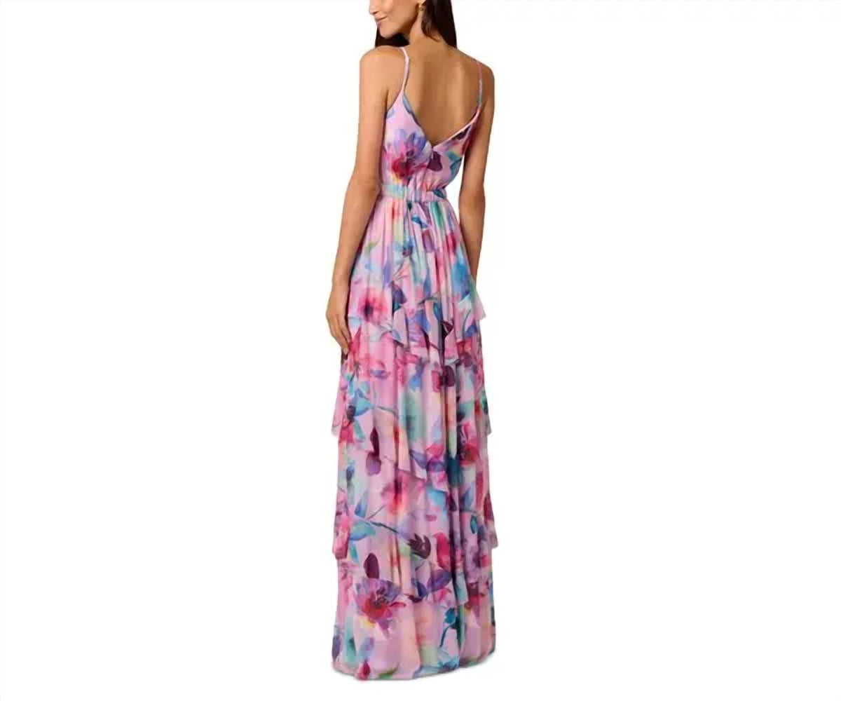 Zoey Mesh Long Dress