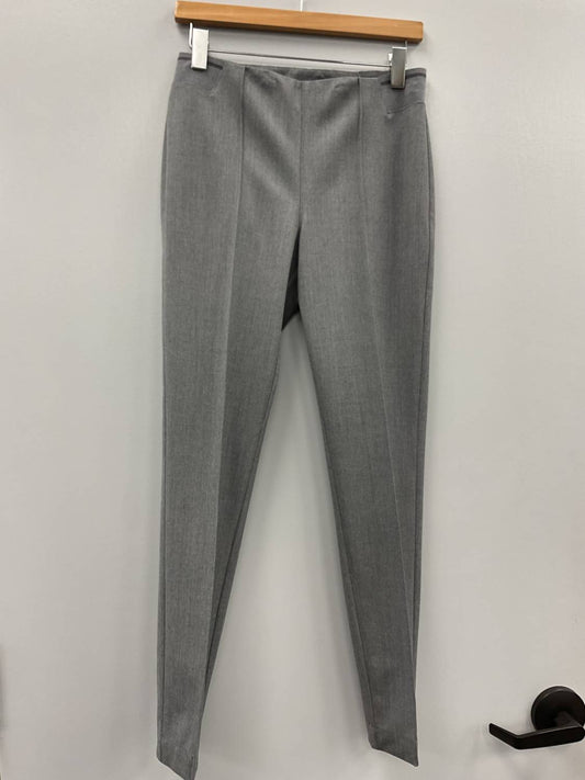 LIGHT GREY TAPERED WOOL PANT