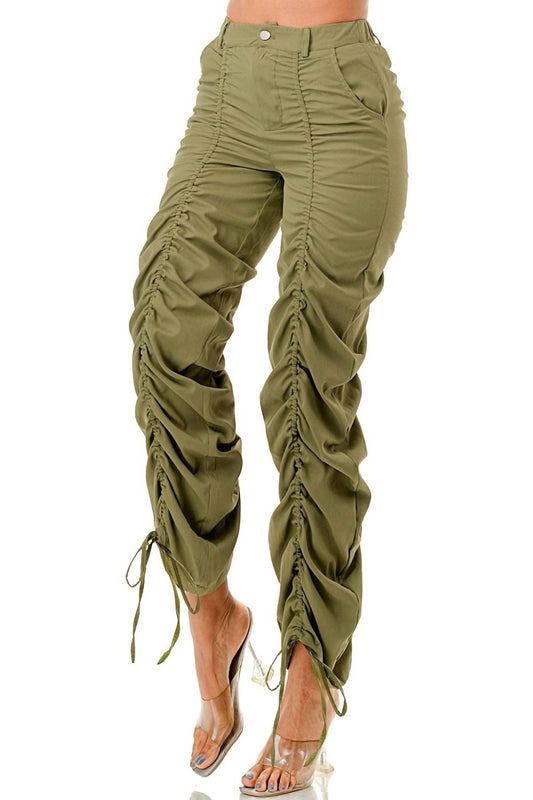 Ruched Pants - Plus