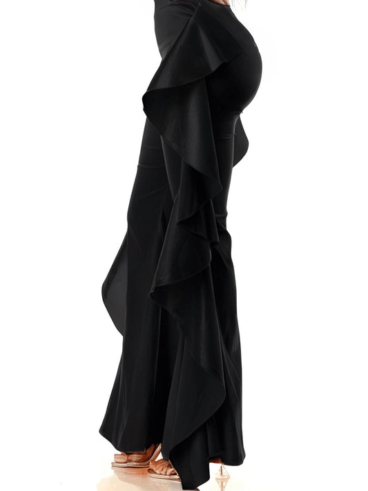 Ruffle Hem Pant - Plus