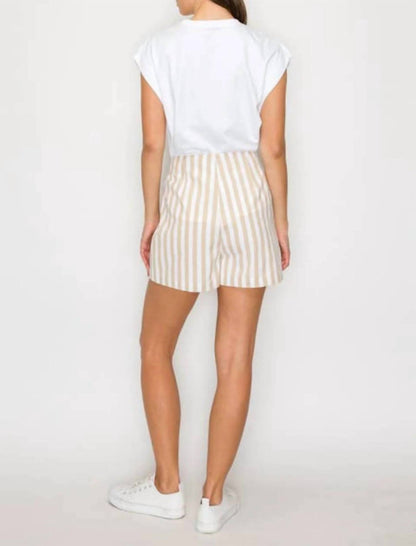Ruffle Stripe Skort
