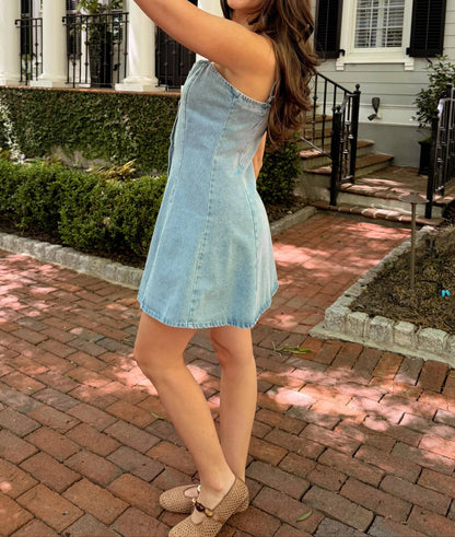 Maddie Bead Strap Mini Dress