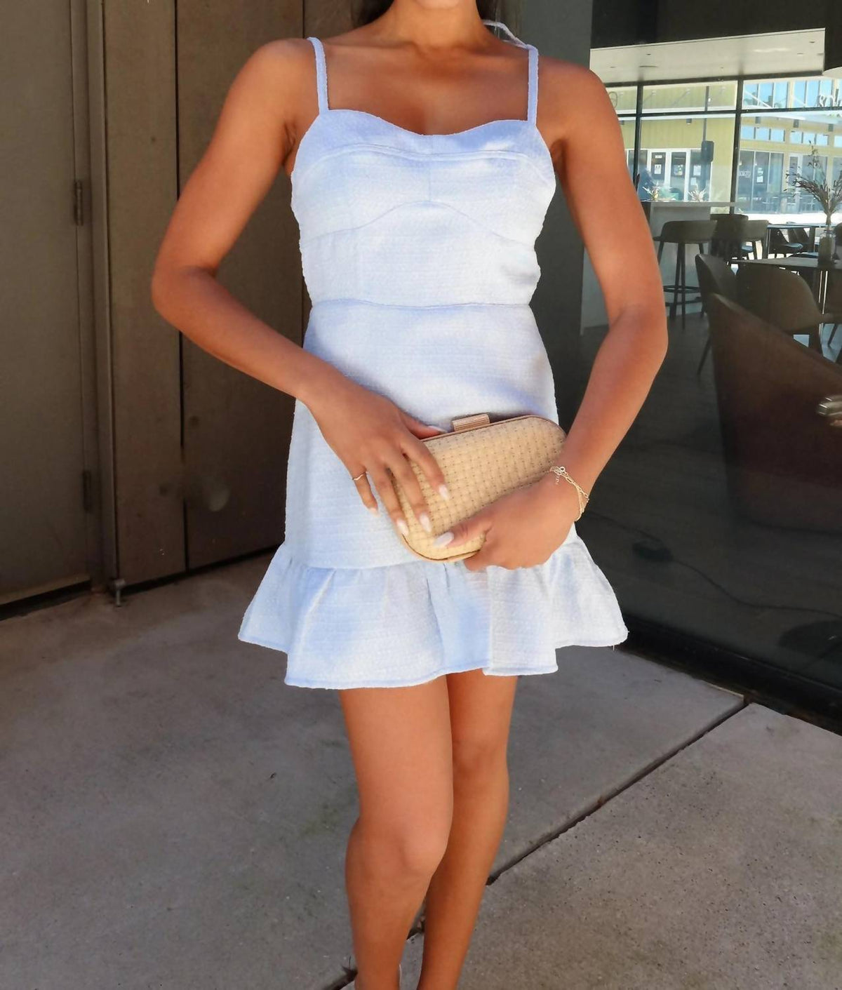 Natalie Tie Strap Mini Dress