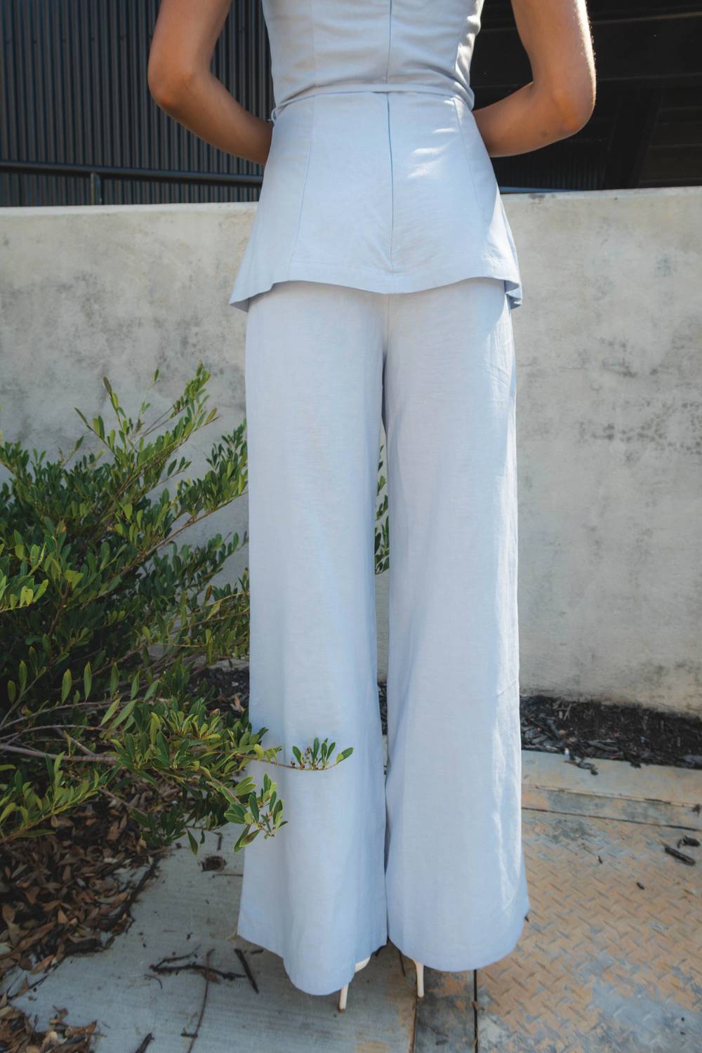 Quinn Strapless Wide Leg Jumpsuit