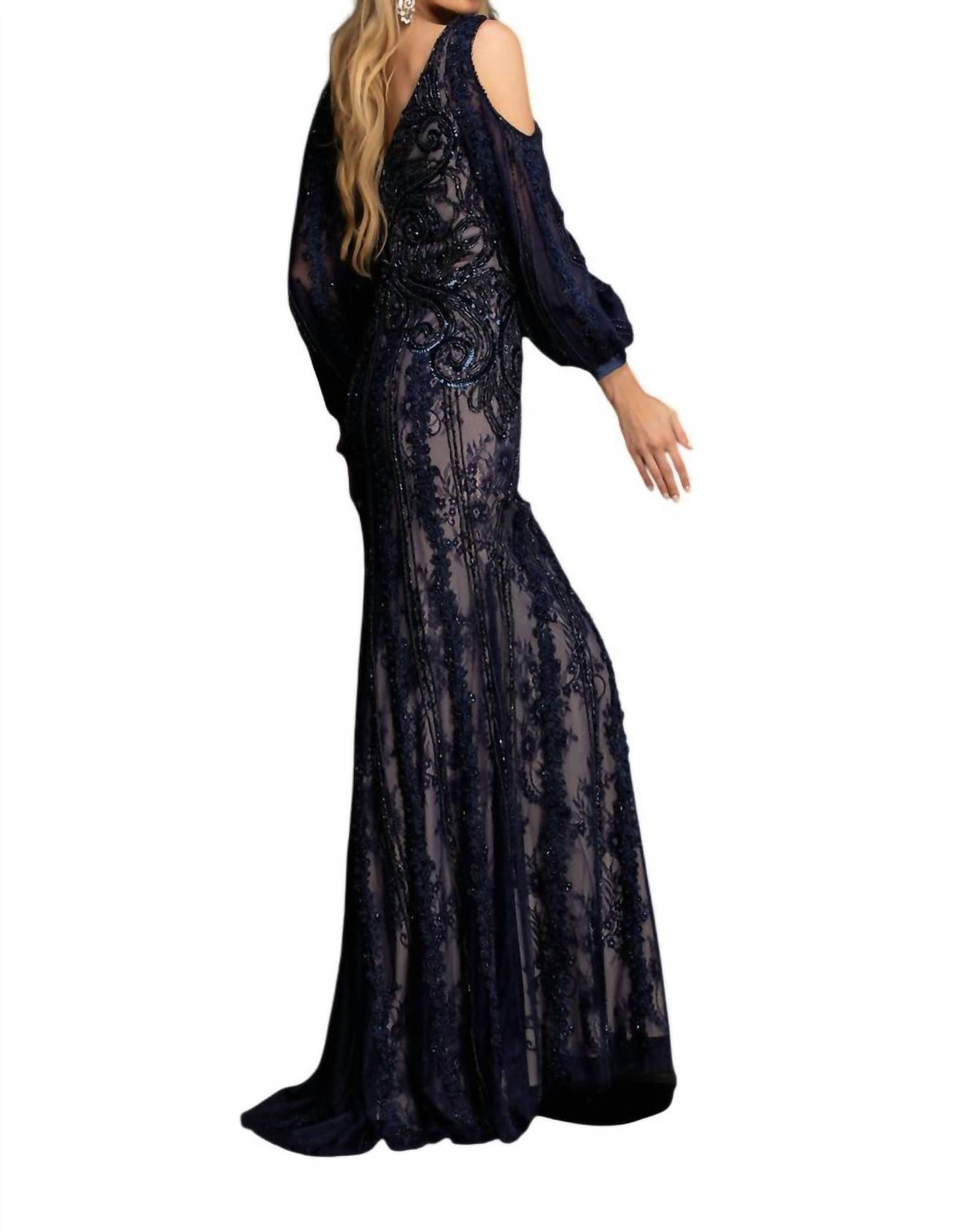 V-neck Gown