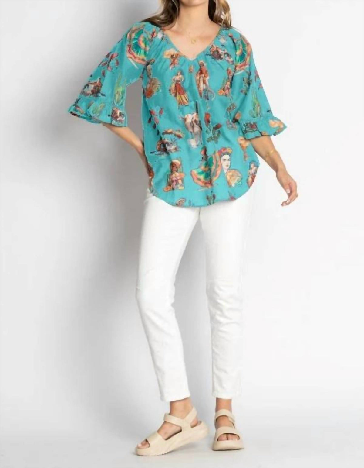 Freida Arriba V-neck Top