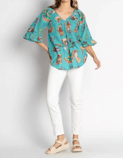 Freida Arriba V-neck Top