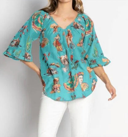 Freida Arriba V-neck Top