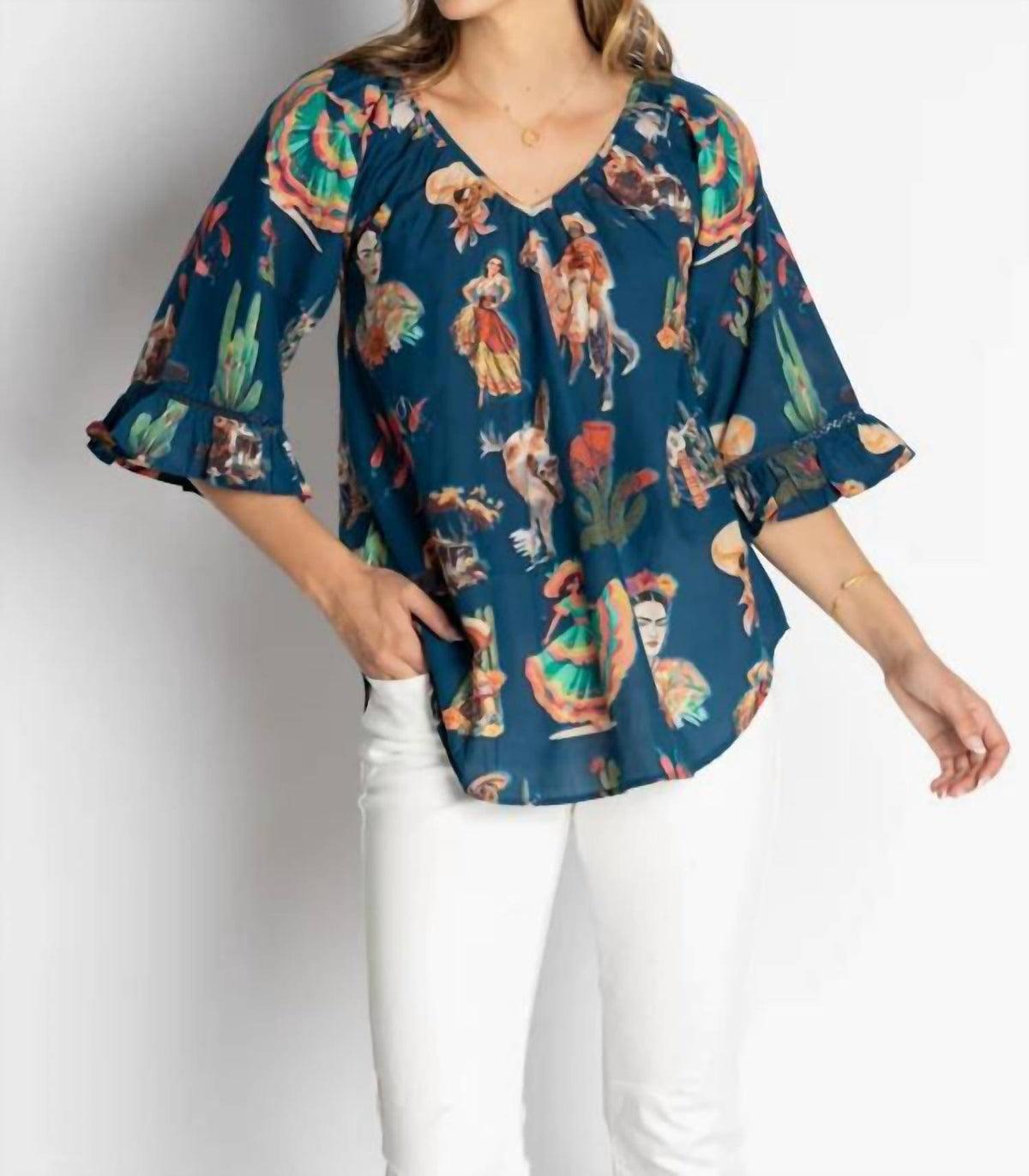 Freida Arriba V-neck Top