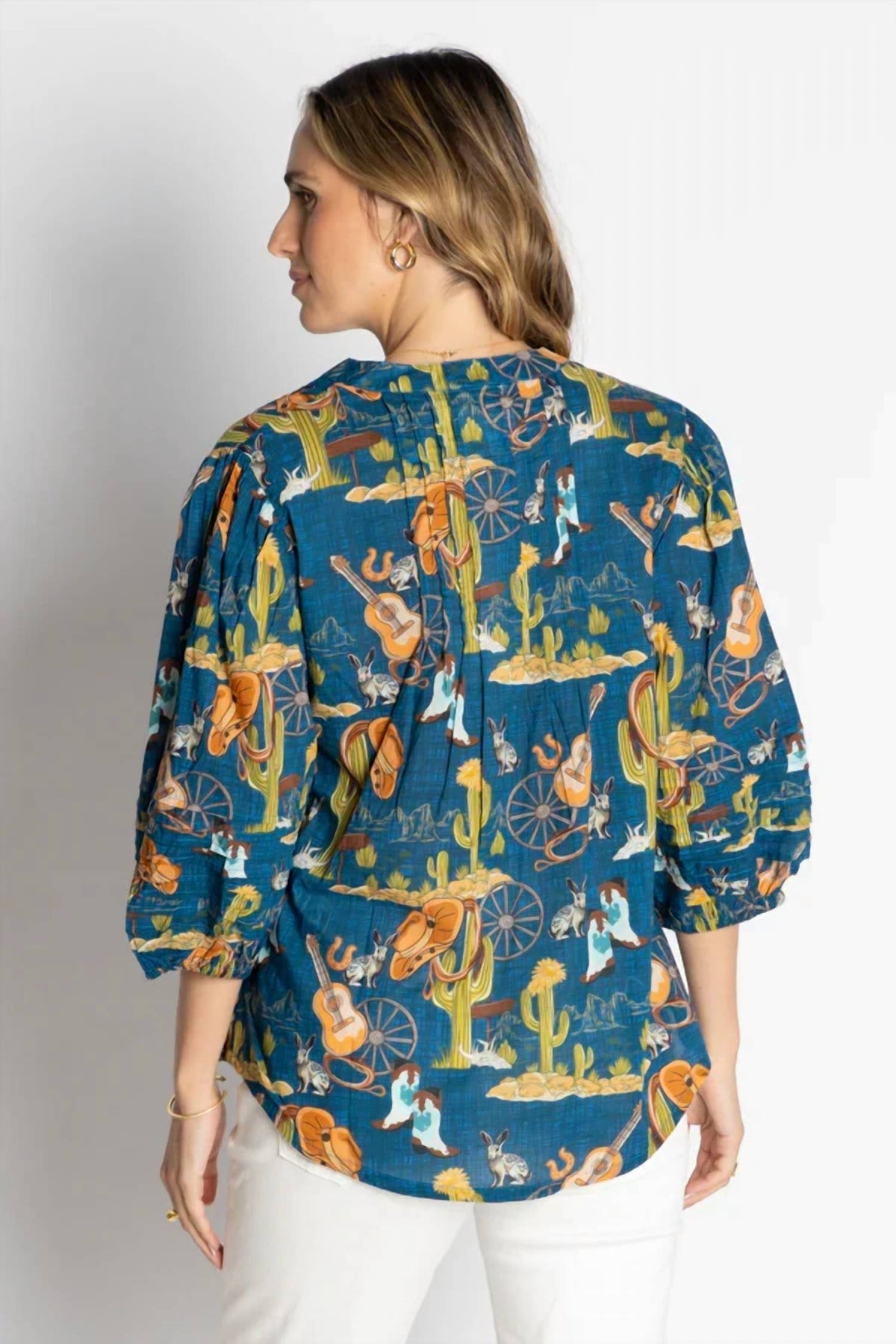 Hang Your Hat Pintuck Prairie Shirt